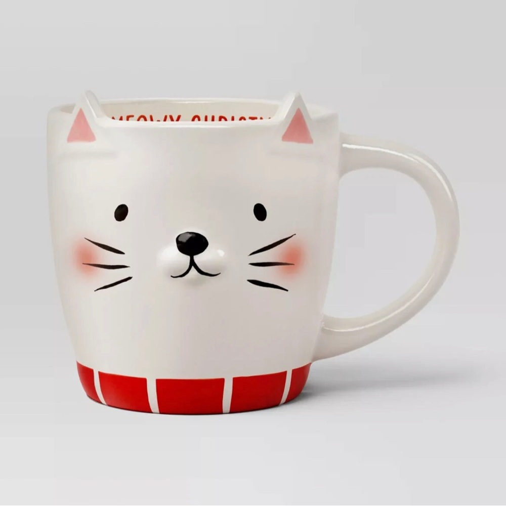Target Wondershop Christmas Cat Mug 16oz